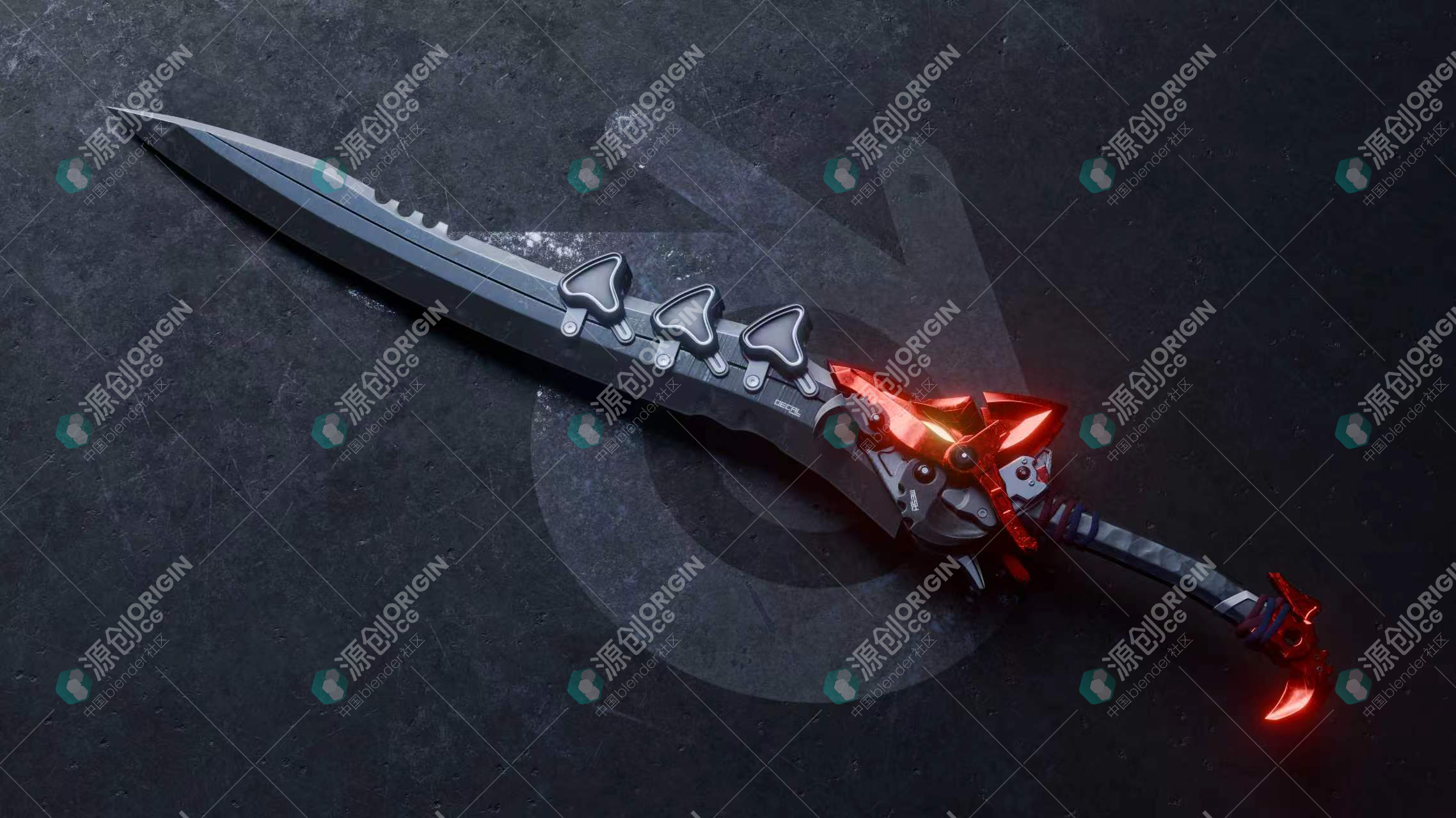 狼之绯武器模型