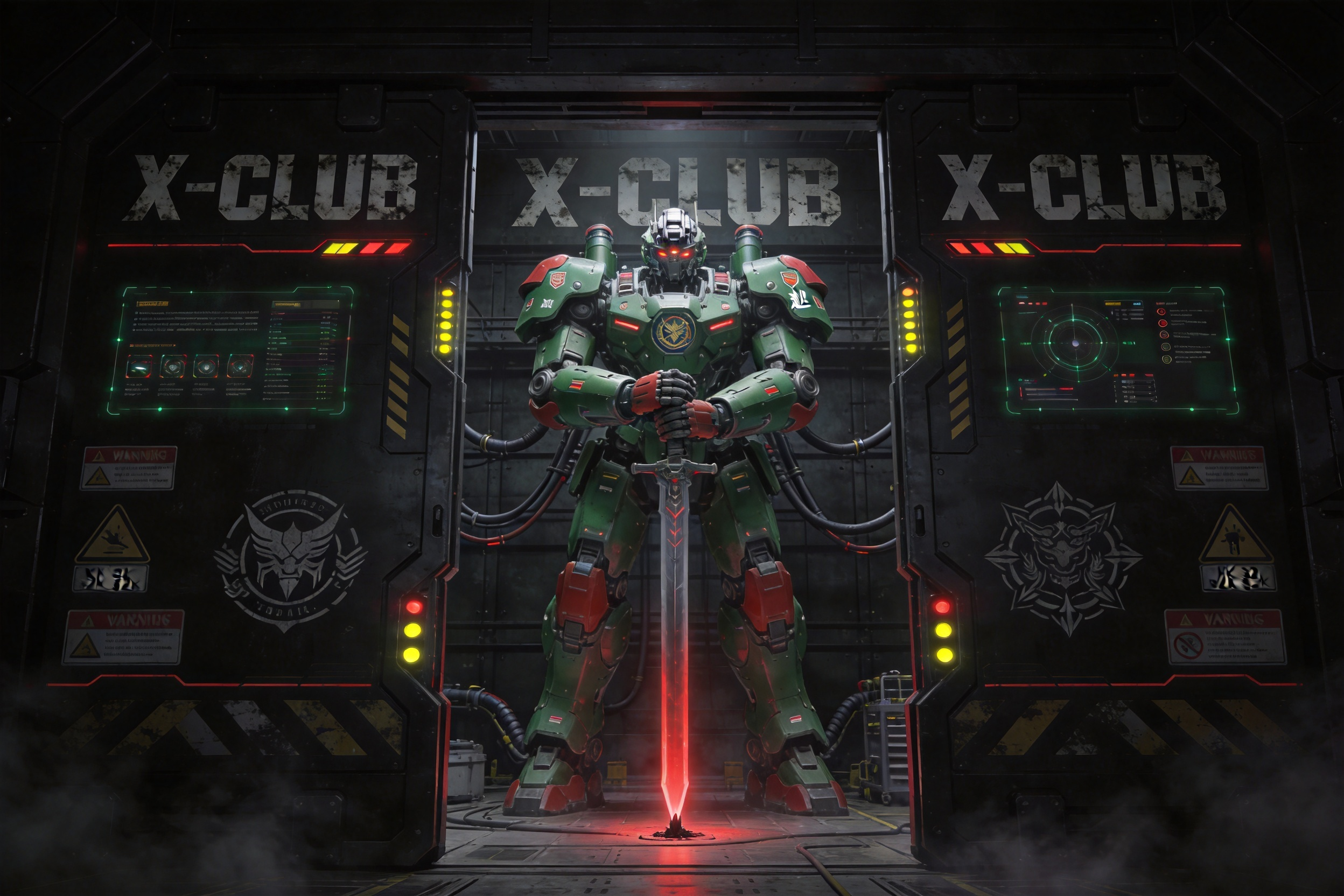 X-CLUB「绿焰」机甲武装